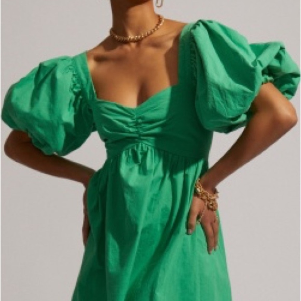 Showpo MINI DRESS - PUFF SLEEVE SWEETHEART DRESS